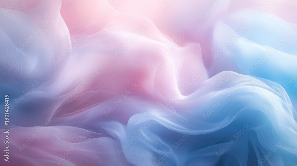 Aufkleber abstract colorful forms resembling soft clouds and beautiful hues