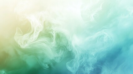 Swirling ethereal smoke fills the scene in beautiful colorful hues