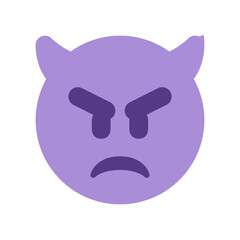 Angry Face with Horns
