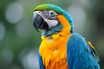 Obraz premium Blue-and-gold Macaw Portrait