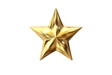 Obraz premium 3D Gold star.