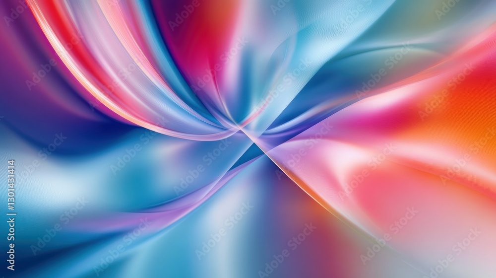 Poster abstract colorful background of swirling lines and vibrant colors