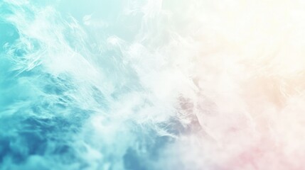 Fototapeta premium Abstract representation of clouds in a gradient of soft colors
