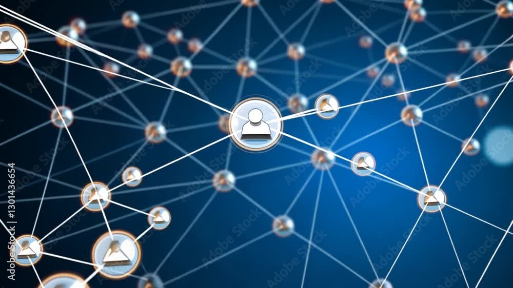 Poster visualizing interconnectedness a dynamic social network analysis revealing complex relationship dyna