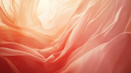Fototapeta premium Soft flowing fabric shows a delicate and graceful appearance