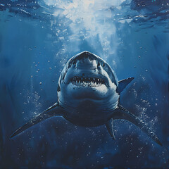 The Majestic Depths: A Thrilling Encounter with the Great White Shark