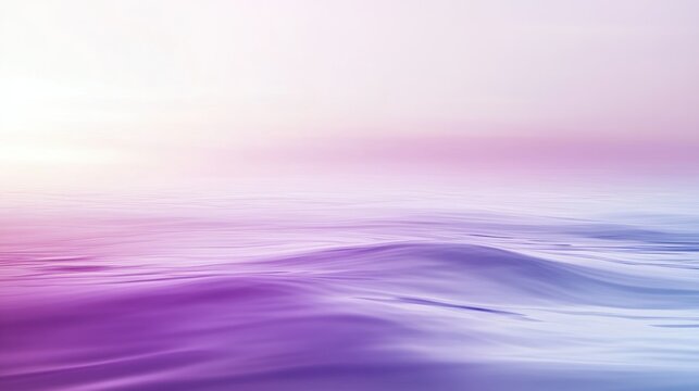 Gentle colored waves are rippling with a calming atmospheric presence