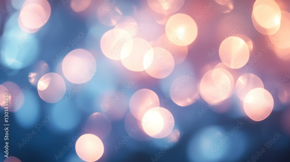 Aufkleber blurred lights creating an abstract background with various shades of color