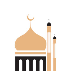 vector illustration of Islamic mosque