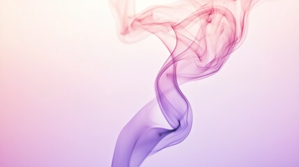 Fototapeta premium Abstract image of colorful smoke rising upwards on white