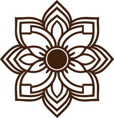 Colorful mandala vector style 