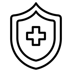 Medical Shield Icon