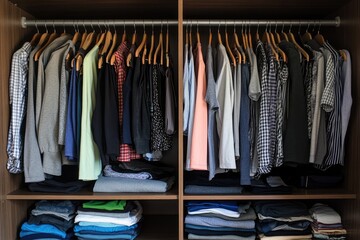 Luxury office lobby with billboard. AI generated illustration.