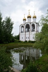 Bell tower of St. Nicholas Monastery in Pereslavl-Zalessky