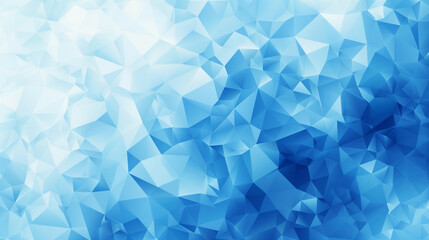 Obraz premium Abstract geometric design featuring various shades of blue and light, creating a tranquil and serene atmosphere