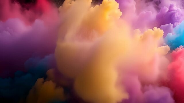 Abstract Powder Burst Effect