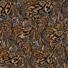 Seamless patterned texture of animal skin, animal print.