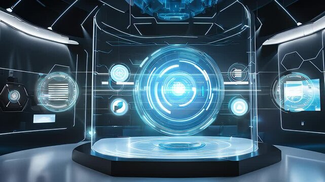 High-Tech Holographic Projection