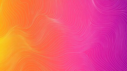Obraz premium Vibrant gradient background with curved lines design for modern aesthetics