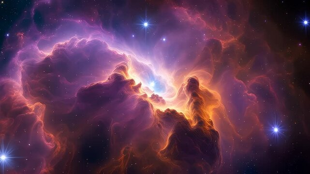 Breathtaking Space Nebula Scene