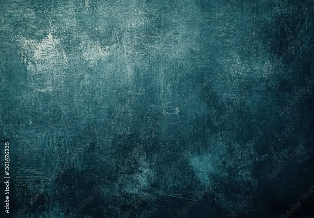 Aufkleber textured abstract background featuring deep blue and teal hues with subtle scratches and imperfectio