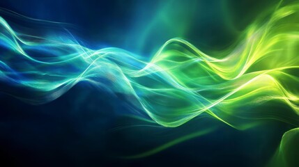 Fototapeta premium Abstract colorful wavy lines