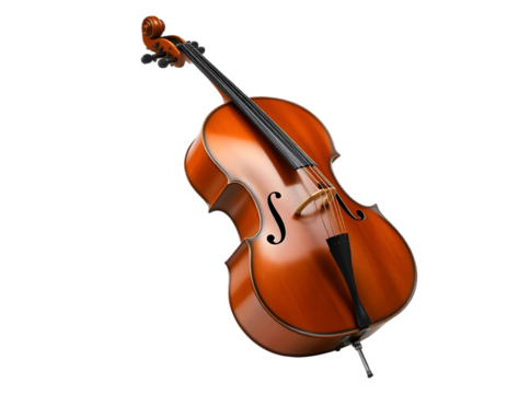 Cello isolated on a transparent background