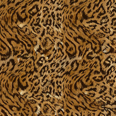 Fototapeta premium Seamless patterned texture of animal skin, animal print.