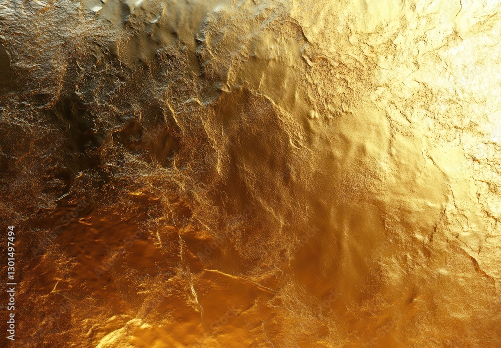 Poster abstract golden texture with shimmering glow and organic patterns creating a warm and inviting atmos