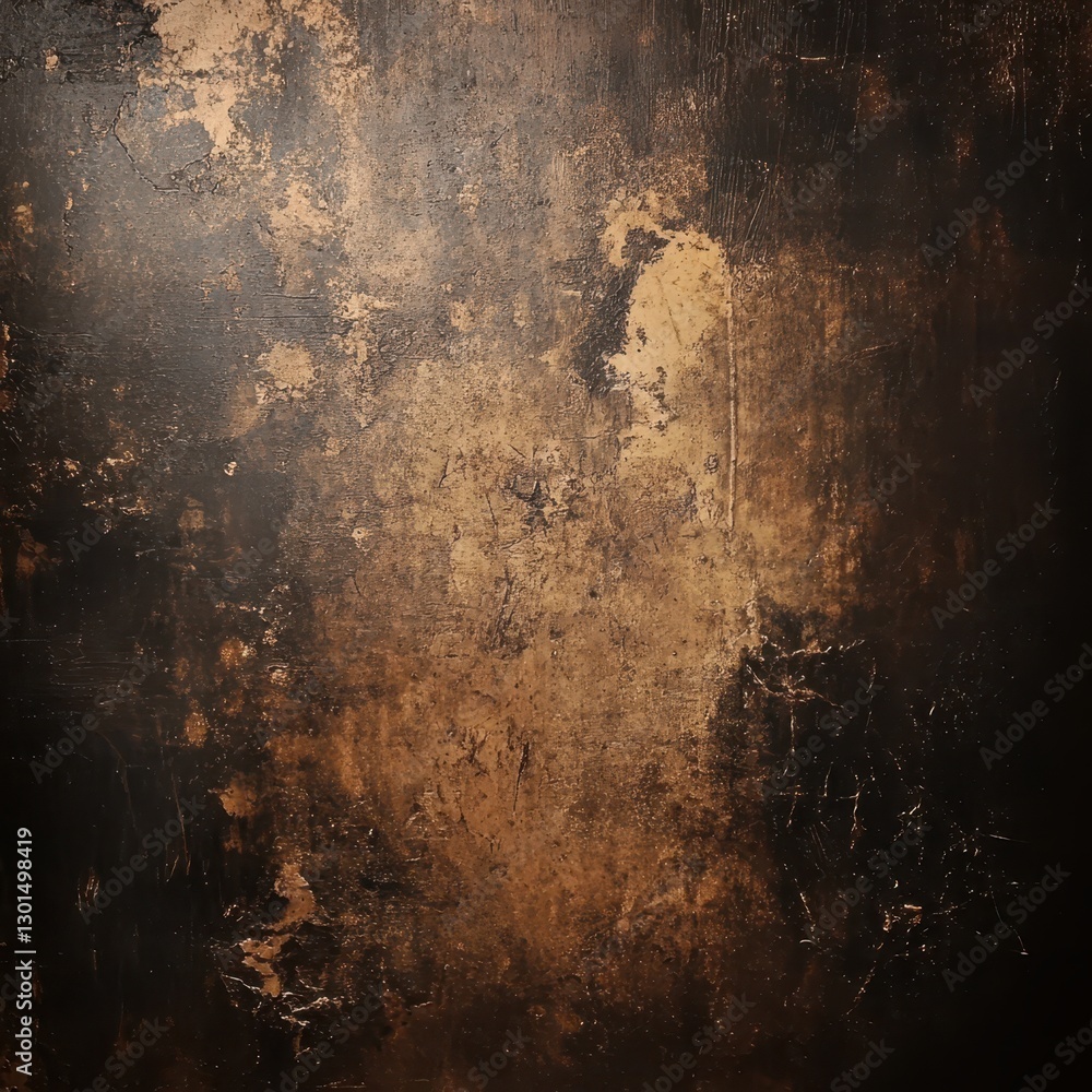 Aufkleber abstract texture background depicting dark and weathered surface with scratches, stains, and rough p