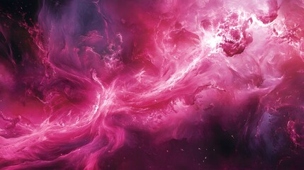 Energy discharges in intense magenta tones