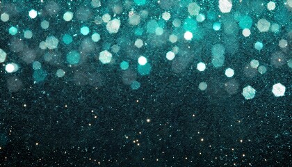 dark teal turquoise black glitter sparkle gala background birthday christmas abstract invitation