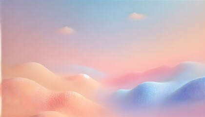 A smooth pastel gradient transitioning from light peach to lavender and sky blue, creating a dreamy and elegant aesthetic