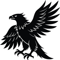 eagle vector illustration on white background.