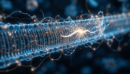 Exploring quantum particles virtual lab scientific visualization digital environment close-up view physics concepts