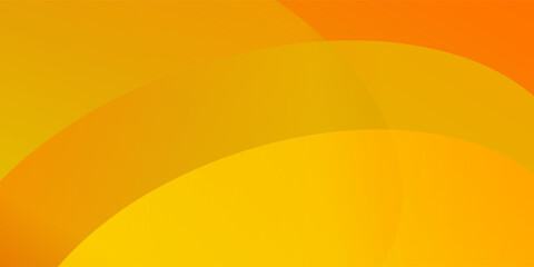 Warm yellow and orange color background abstract art vector curve.