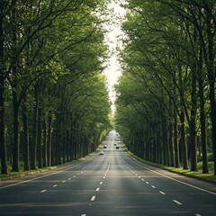 Obraz premium road in the woods