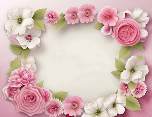 Fototapeta premium Elegant Floral Concept Art for Spring