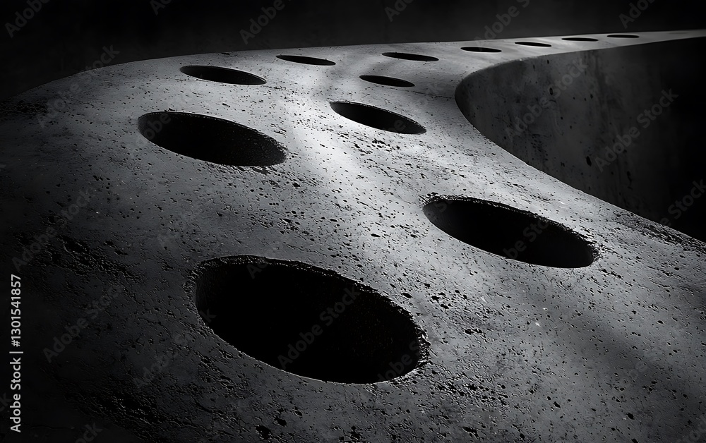 Poster Abstract Concrete Structure's Curve