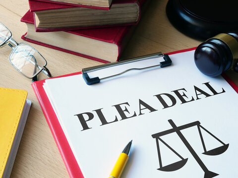 Plea deal or agreement is shown as legal concept
