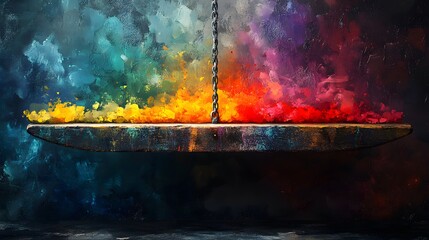 An Artistic Exploration of the Colorful Emotional Spectrum in Bipolar Disorder