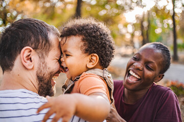 Joyful Laughter: Family Fun in the Fall