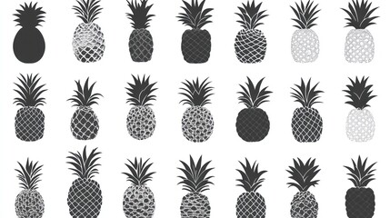Pineapple Icons Collection