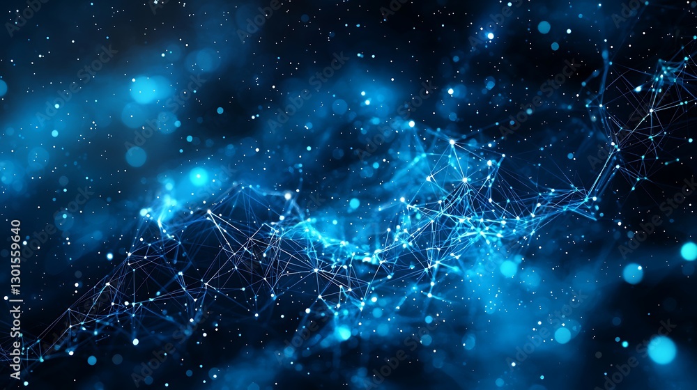 Poster abstract network in deep space