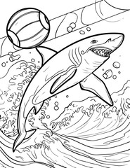 Fototapeta premium fish, dolphin, animal, vector, sea, shark, illustration, cartoon, ocean, water, silhouette, blue, white, isolated, mammal, underwater, tattoo, black, icon, logo, dolphins, wildlife, art, marine, swimm