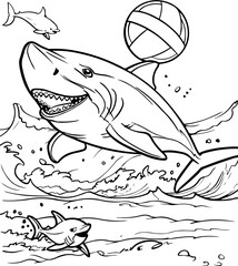 fish, dolphin, animal, vector, sea, shark, illustration, cartoon, ocean, water, silhouette, blue, white, isolated, mammal, underwater, tattoo, black, icon, logo, dolphins, wildlife, art, marine, swimm