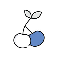Cherry  Vector icon
