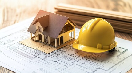 construction plan on the house