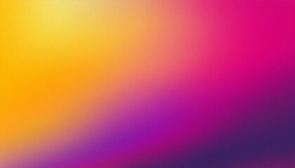 Abstract color gradient banner grainy texture background pink purple yellow noise texture blurred colors poster backdrop header design