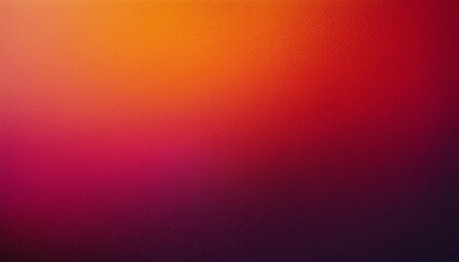 Obraz premium Abstract color gradient dark grainy background red orange magenta vibrant banner header poster design copy space